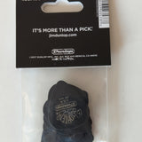 Dunlop Tortex Pitch Black Pick Pack of 12 0.60mm 488P.60