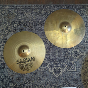 Used Sabian AA Rock /AAX 14" Studio Hi Hat Set