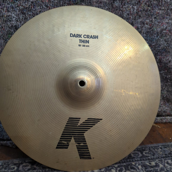 Used Zildjian K Dark Crash Thin 15